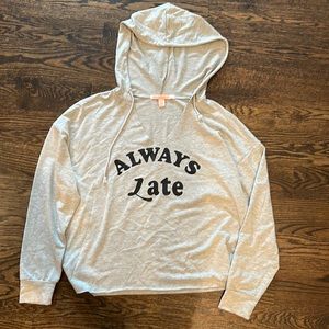 Gray hoodie- lightweight